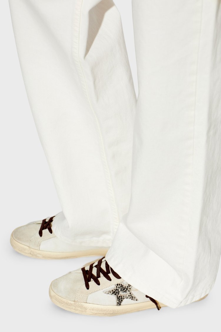 Golden Goose Süet Logolu Sneaker Kadın Ayakkabı GWF00101.F008746.12526 Beyaz-siyah - Golden Goose (1)