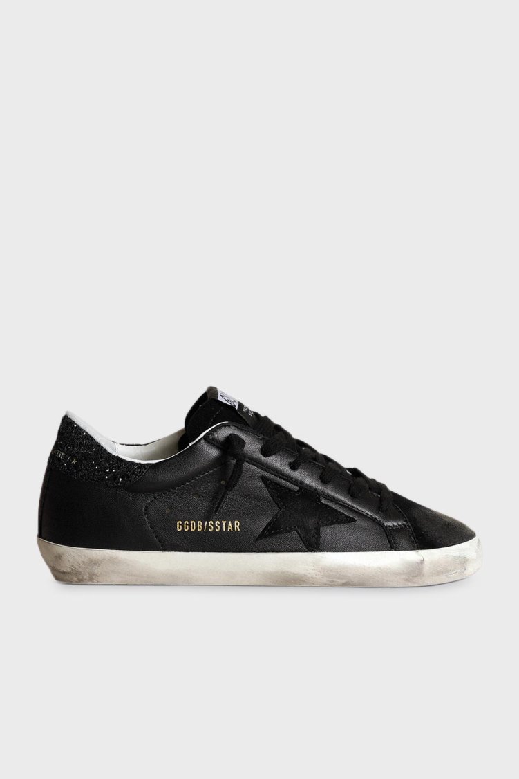 Golden Goose Vintage Hakiki Deri Sneaker Kadın Ayakkabı GWF00101.F003463.90100 Siyah - Golden Goose
