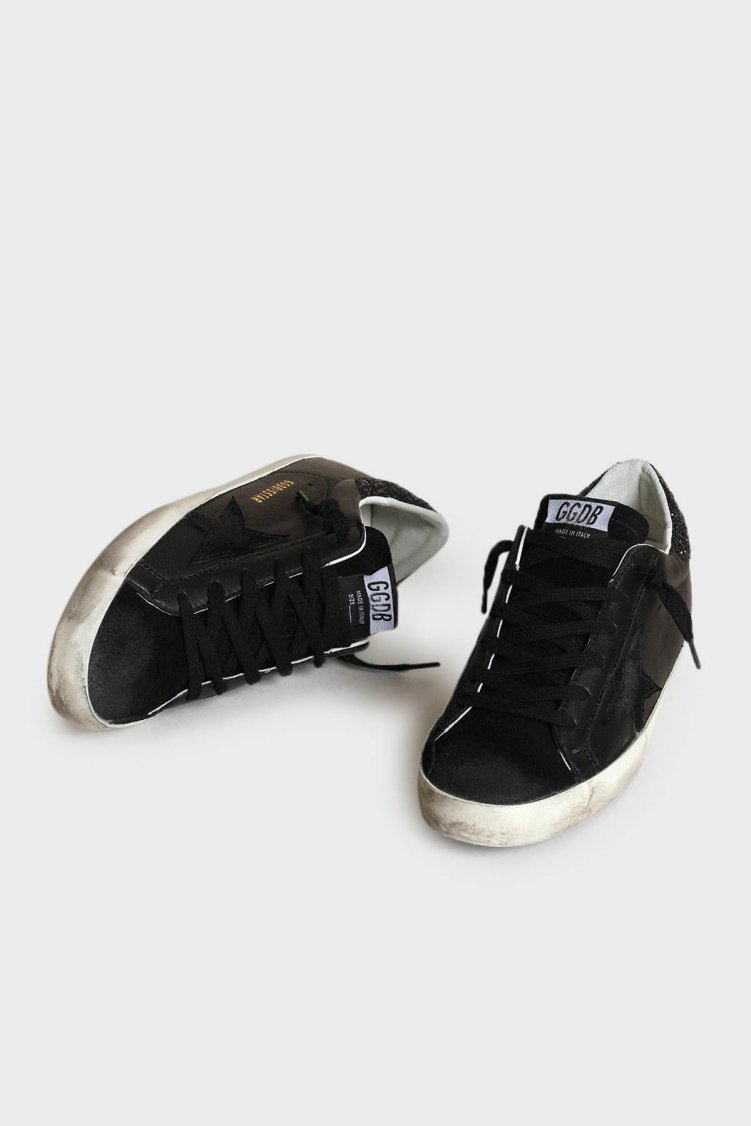 Golden Goose Vintage Hakiki Deri Sneaker Kadın Ayakkabı GWF00101.F003463.90100 Siyah - Golden Goose (1)