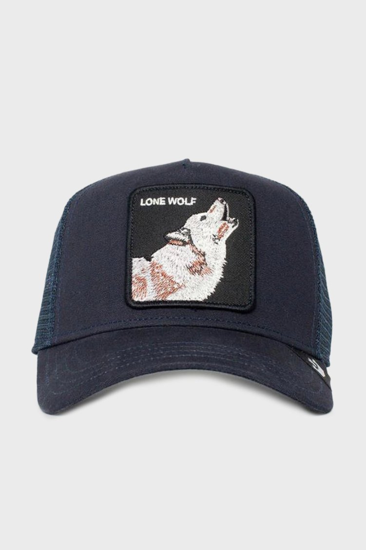 Goorin Bros 101-0389 The Lone Wolf File Detaylı Animal Desenli Unisex Şapka 1010389 LACİVERT - Goorin Bros