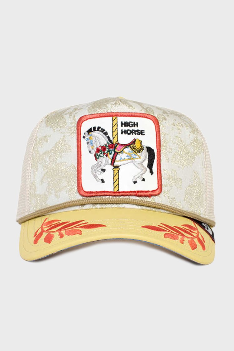 Goorin Bros Atlı Karınca Figürlü File Detaylı Unisex Şapka 1010307 TAŞ - Goorin Bros