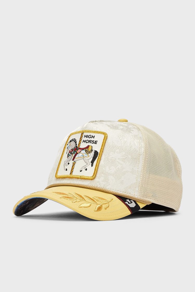 Goorin Bros Atlı Karınca Figürlü File Detaylı Unisex Şapka 1010307 TAŞ - Goorin Bros