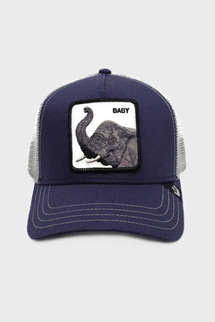 Goorin Bros Big Baby File Detaylı Animal Desenli Unisex Şapka 1010011 LACİVERT - Goorin Bros