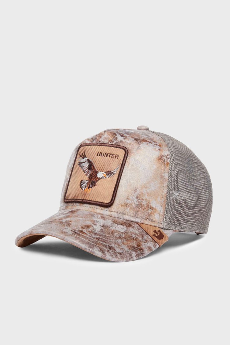 Goorin Bros Hayvan Figürlü File Detaylı Unisex Şapka 1011629 GRİ - Goorin Bros (1)