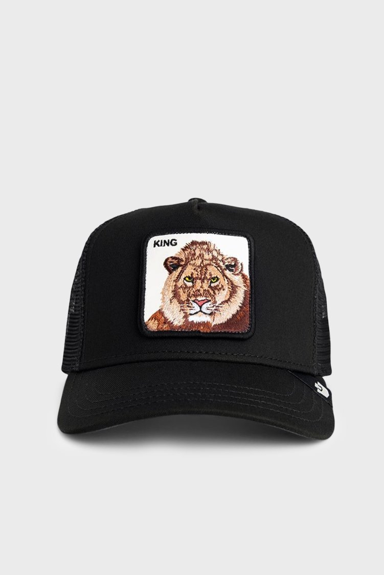 Goorin Bros King Trucker Pamuk Karışımlı File Detaylı Unisex Şapka 1012459 Siyah - Goorin Bros (1)