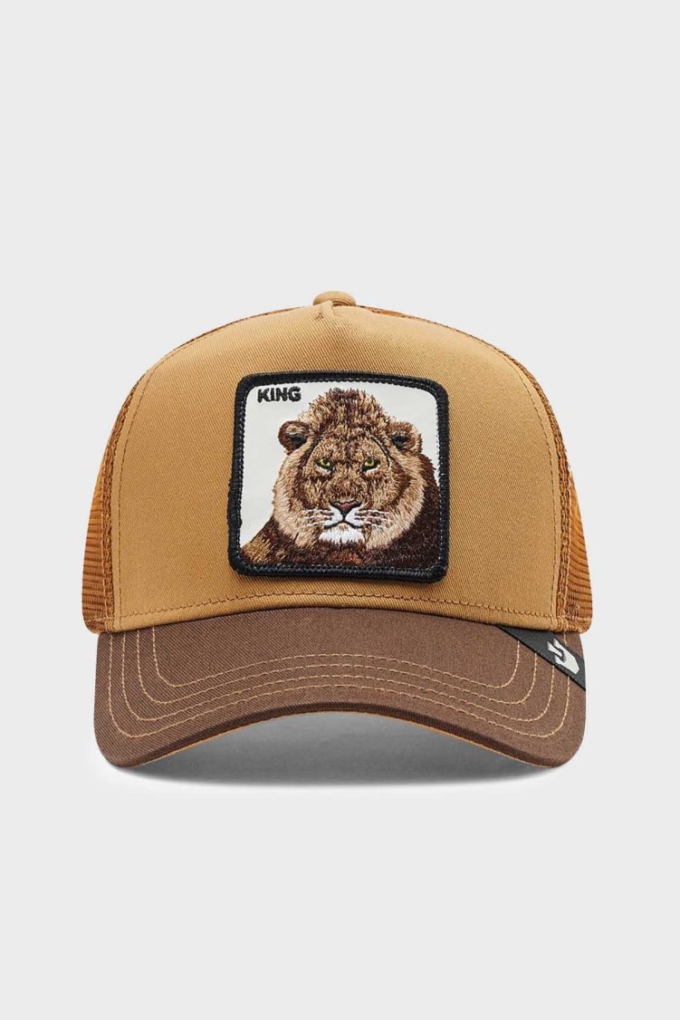 Goorin Bros 101-0388 The King Lion File Detaylı Animal Desenli Unisex Şapka 1010388 CAMEL - Goorin Bros