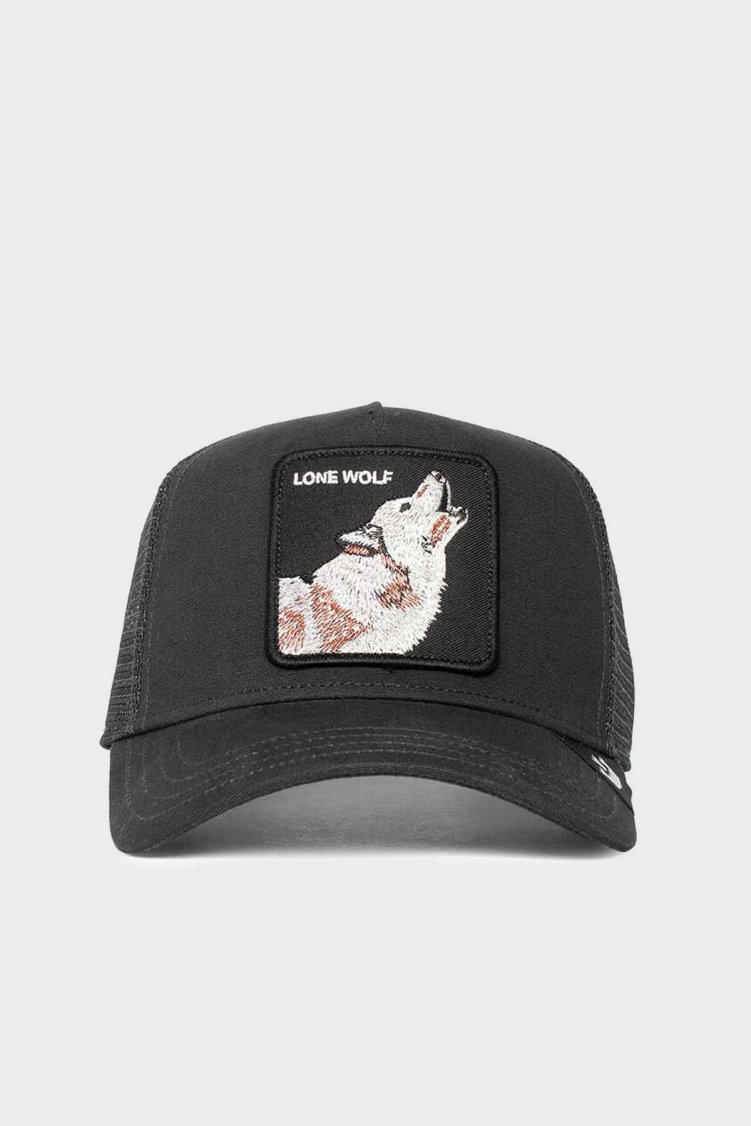 Goorin Bros 101-0389 The Lone Wolf File Detaylı Animal Desenli Unisex Şapka 1010389 SİYAH - Goorin Bros