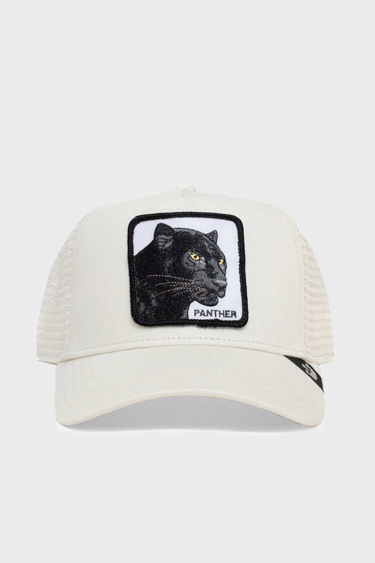 Goorin Bros 101-0381 The Panther File Detaylı Animal Desenli Unisex Şapka 1010381 BEYAZ - Goorin Bros
