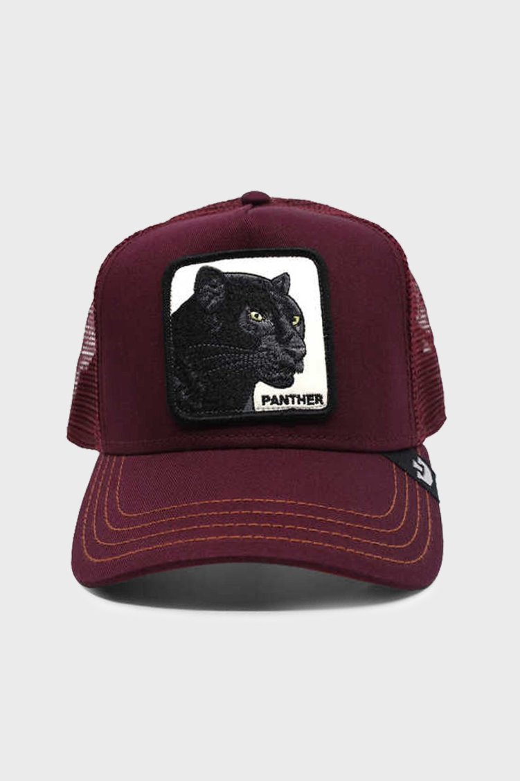 Goorin Bros 101-0381 The Panther File Detaylı Animal Desenli Unisex Şapka 1010381 BORDO - Goorin Bros