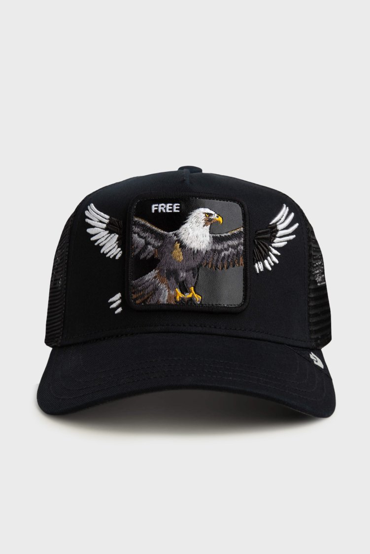 Goorin Bros Wings Free Pamuk Karışımlı File Detaylı Unisex Şapka 1013020 SİYAH - Goorin Bros