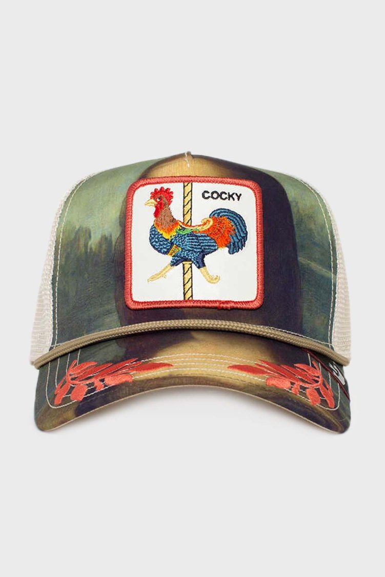 Goorin Bross Sicut Mentula File Detaylı Animal Desenli Unisex Şapka 1010308 BEJ - Goorin Bros