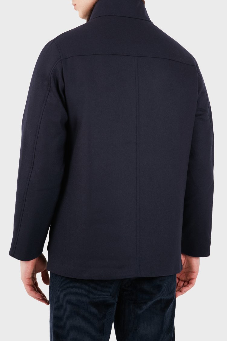 Gran Sasso Regular Fit Dik Yaka Kapaklı Cepli Erkek Ceket 78194 62102 598 Lacivert - Gran Sasso (1)