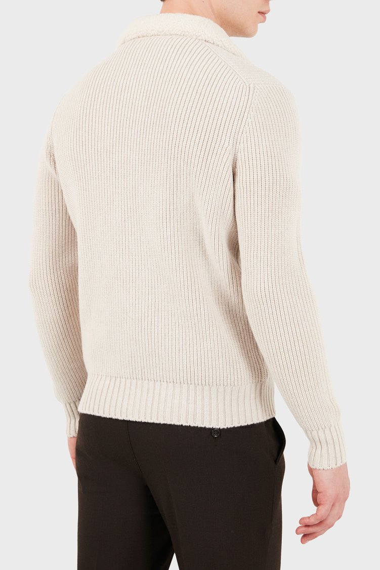 Gran Sasso Regular Fit Klasik Yaka Erkek Ceket 13189 25033 054 Ekru - Gran Sasso (1)