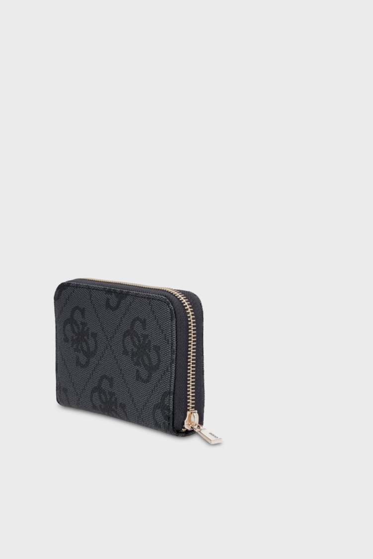 Guess 4G Logolu Fermuarlı SWOS9924140 Bayan Cüzdan SWOS99 24140 CLO ANTRASİT - Guess (1)