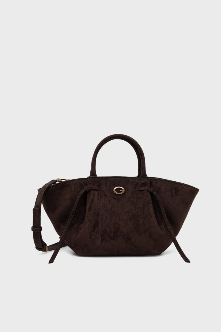 Guess Allegra Logolu Çıkarılabilir Askılı HWSG2237060 Kadın Çanta HWSG22 37060 ESP Kahve - Guess