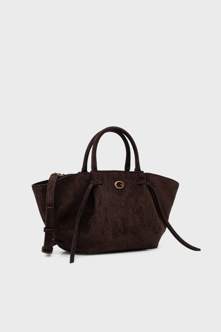 Guess Allegra Logolu Çıkarılabilir Askılı HWSG2237060 Kadın Çanta HWSG22 37060 ESP Kahve - Guess (1)