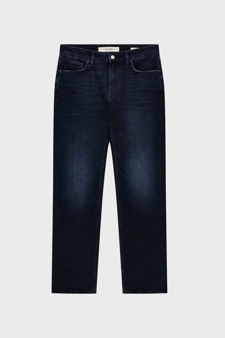 Guess Angels Pamuklu Skinny Fit Düşük Bel Düz Paça Jeans M6YAN2D1280 Erkek Kot Pantolon M6YAN2 D1280 ASFR Lacivert - Guess (1)