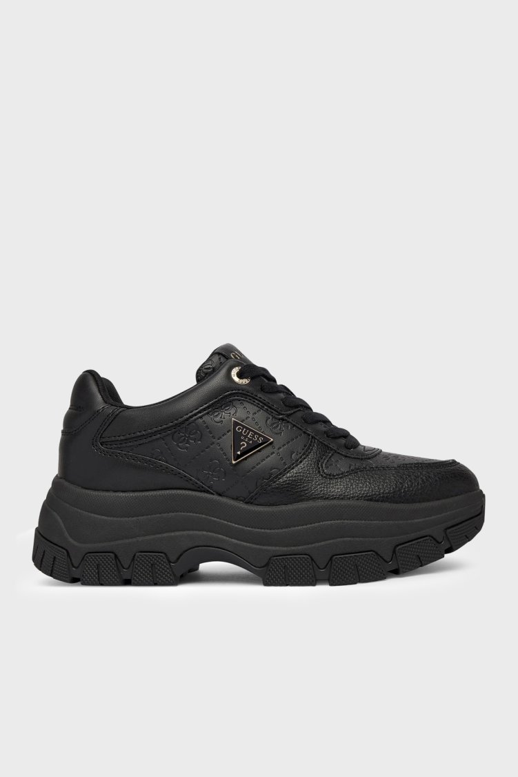 Guess Beneto Logolu Sneaker FLFBE3FAL12 Kadın Ayakkabı FLFBE3 FAL12 BLACK Siyah - Guess