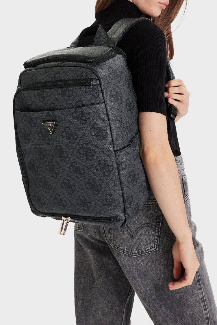 Guess Berta 4G Logolu Ayarlanabilir Askılı TWOB8688033 Bayan Sırt Çantası TWOB86 88033 CLO ANTRASİT - Guess (1)