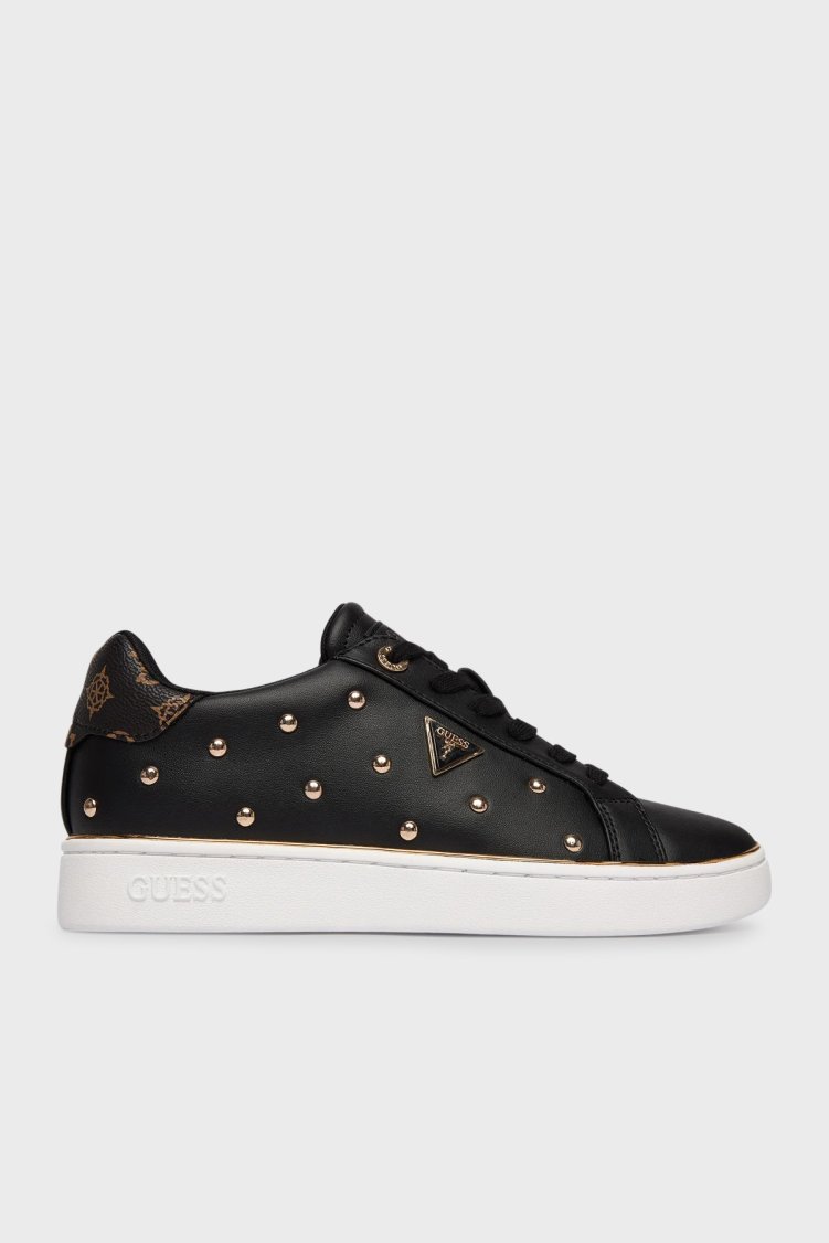 Guess Bonitah Logolu Sneaker FLPBONELE12 Kadın Ayakkabı FLPBON ELE12 BLACK SİYAH - Guess