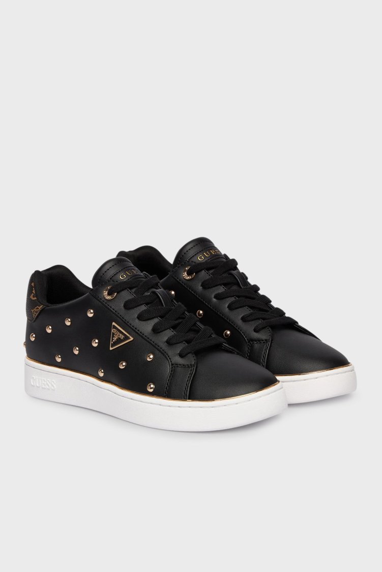 Guess Bonitah Logolu Sneaker FLPBONELE12 Kadın Ayakkabı FLPBON ELE12 BLACK SİYAH - Guess (1)