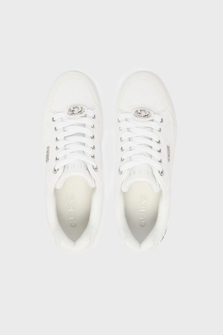 Guess Brazo 4G Logolu Sneaker FLFBROFAL12 Kadın Ayakkabı FLFBRO FAL12 WHITE Beyaz - Guess (1)