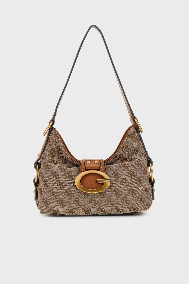 Guess Camden 4G Logolu Omuz Askılı HWJJ938720 Kadın Çanta HWJJ93 8720 LLG Kahve - Guess