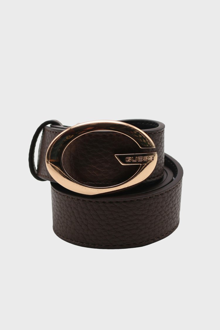 Guess Camden Logolu BW9306P5430 Kadın Kemer BW9306 P5430 ESP Kahve - Guess