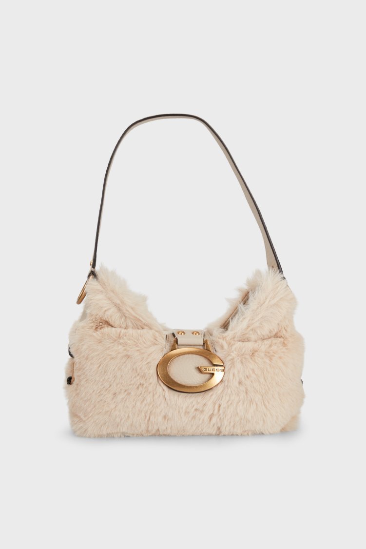 Guess Camden Logolu Omuz Askılı HWFB938720 Kadın Çanta HWFB938720 OFF Ekru - Guess