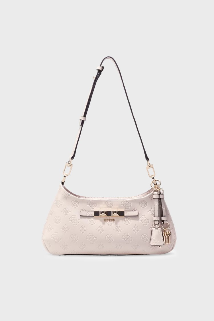 Guess Carmella 4G Logolu Omuz Askılı HWPD2225180 Kadın Çanta HWPD22 25180 BNN Krem - Guess