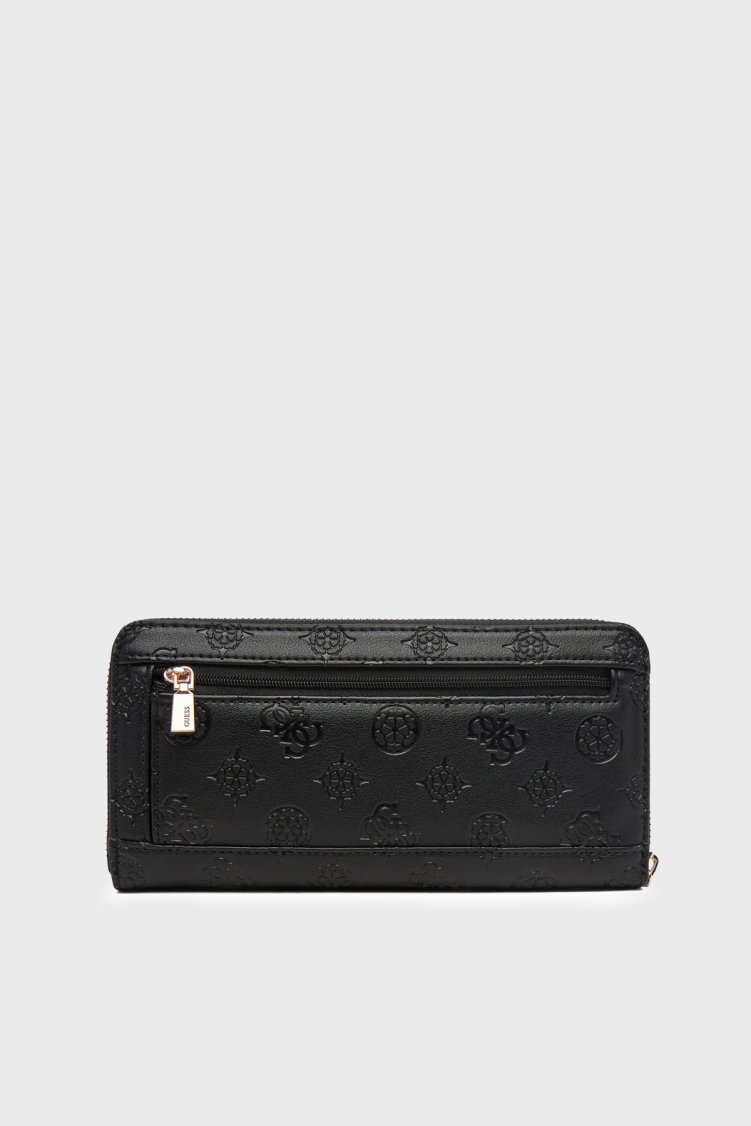 Guess Carmella Logolu Fermuarlı SWPD2225146 Kadın Cüzdan SWPD22 25146 BLO Siyah - Guess (1)