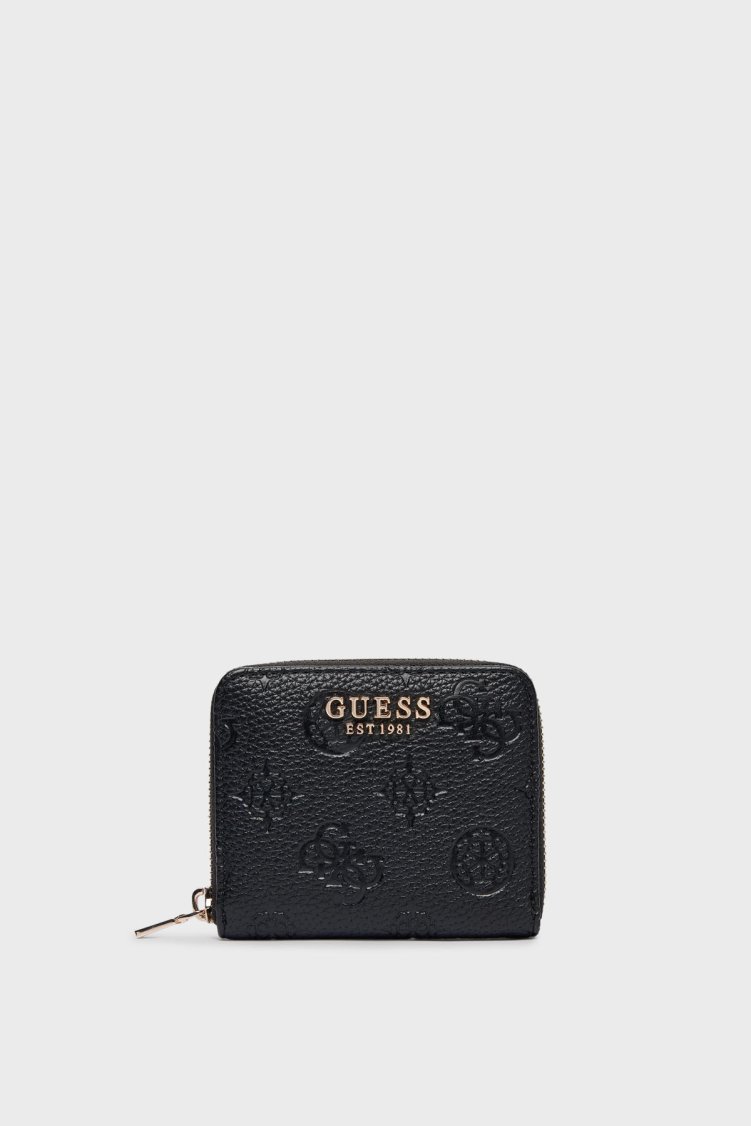 Guess Cresidia Logolu Fermuarlı SWPD9888137 Bayan Cüzdan SWPD98 88137 BLO SİYAH - Guess