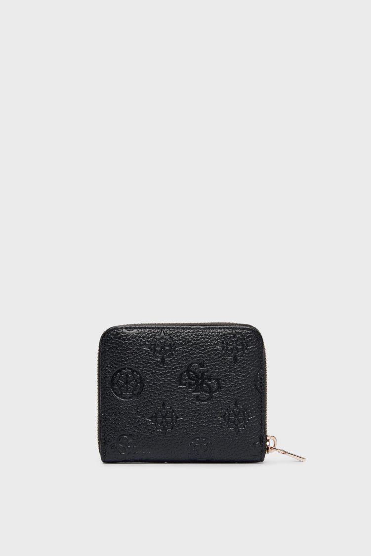 Guess Cresidia Logolu Fermuarlı SWPD9888137 Bayan Cüzdan SWPD98 88137 BLO SİYAH - Guess (1)