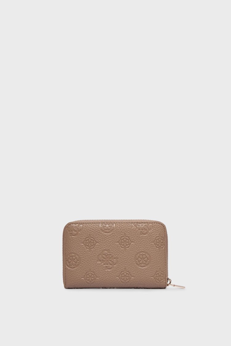 Guess Cresidia Logolu Fermuarlı SWPD9888140 Bayan Cüzdan SWPD98 88140 DKO BEJ - Guess (1)