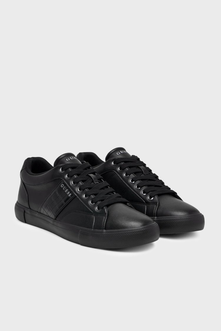 Guess Cribe Logolu Sneaker FMFCR2ELE12 Erkek Ayakkabı FMFCR2 ELE12 BLACK Siyah - Guess (1)