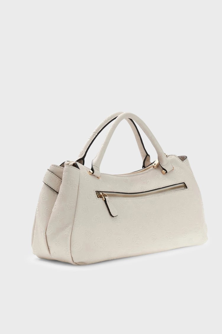 Guess Ella Logolu Çıkarılabilir Askılı HWPD9746050 Kadın Çanta HWPD97 46050 STL Ekru - Guess (1)