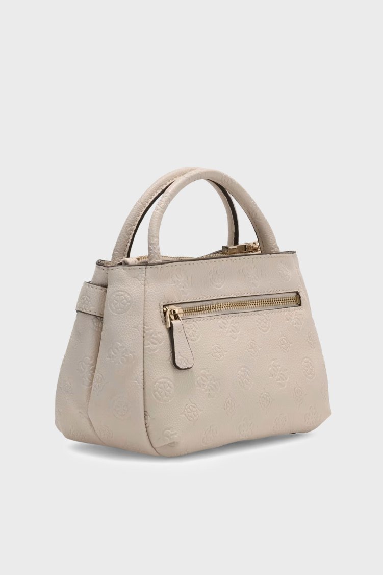 Guess Ella Logolu Çıkarılabilir Askılı HWPD9746760 Kadın Çanta HWPD97 46760 STL Ekru - Guess (1)