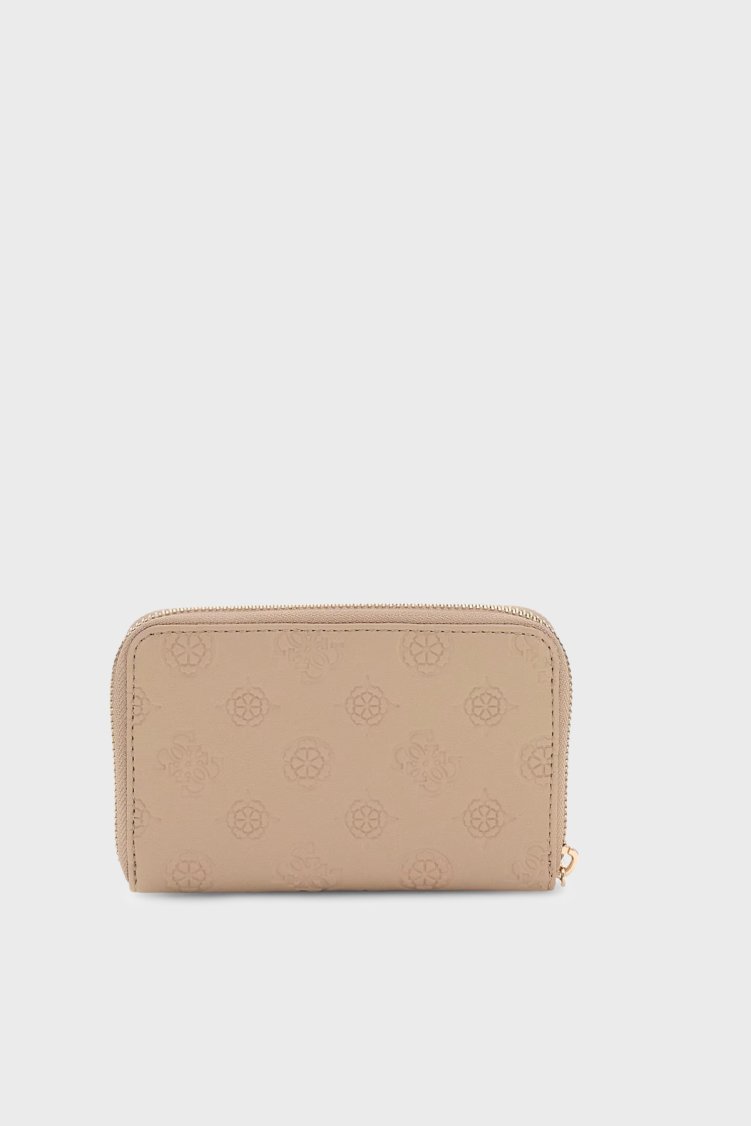 Guess Ella Logolu Fermuarlı SWPD9746140 Kadın Cüzdan SWPD97 46140 BIO Bej - Guess (1)