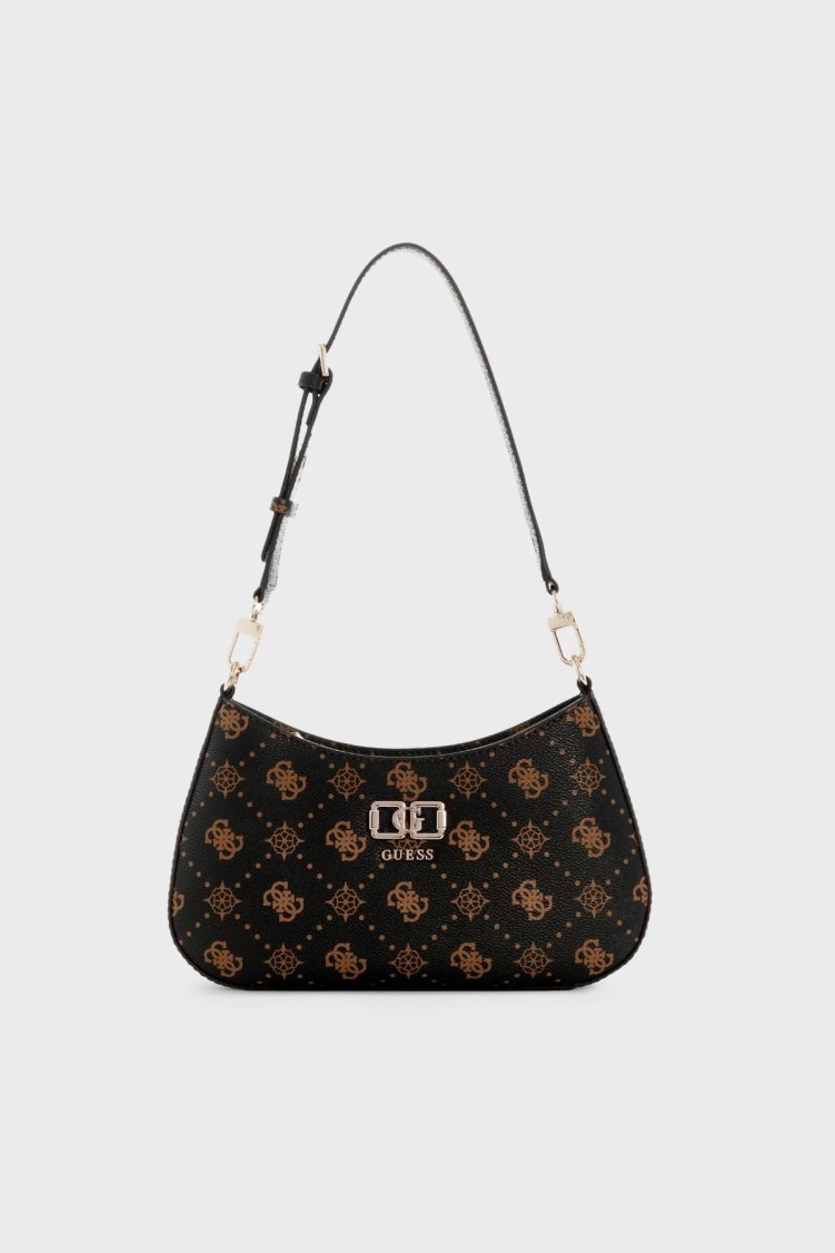 Guess Emelie Logolu Çıkarılabilir Omuz Askılı HWGP9928180 Kadın Çanta HWGP99 28180 ESL Kahve - Guess