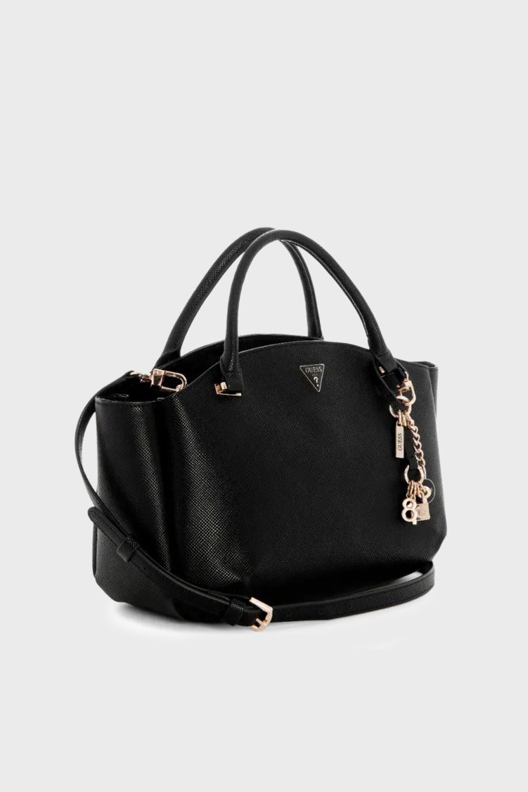 Guess Gilda Charmlı Çıkarılabilir Askılı HWZG9747060 Kadın Çanta HWZG97 47060 BLA Siyah - Guess (1)