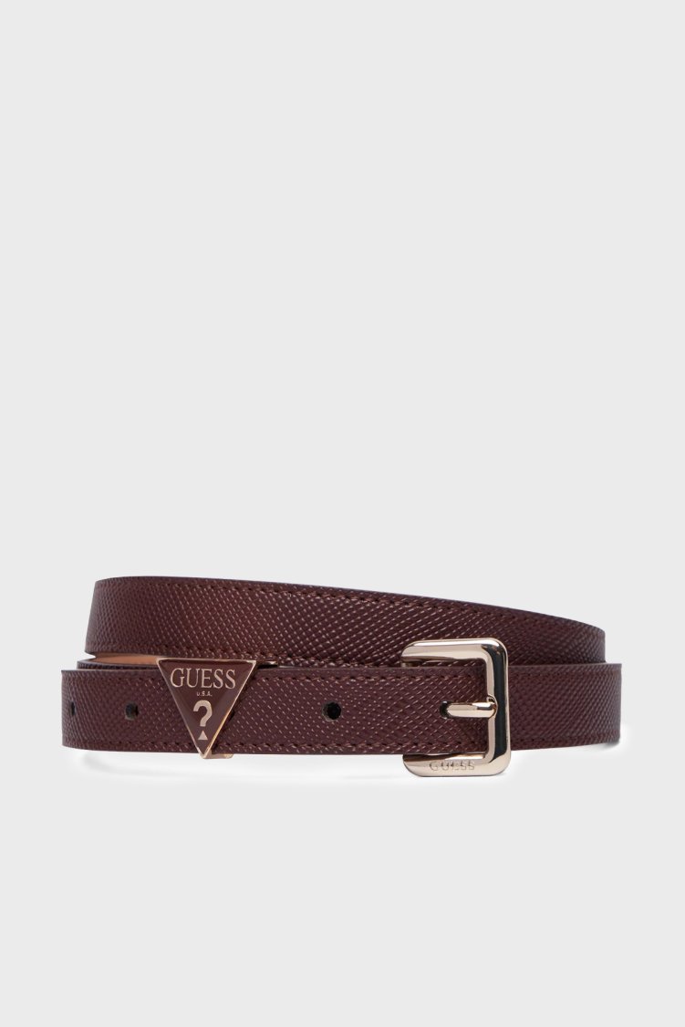 Guess Gilda Logolu BW9457P6320 Kadın Kemer BW9457 P6320 BUR Bordo - Guess