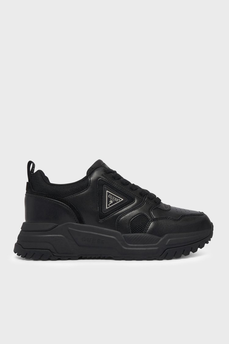 Guess Helado Logolu Sneaker FMFHELELL12 Erkek Ayakkabı FMFHEL ELL12 BLACK Siyah - Guess