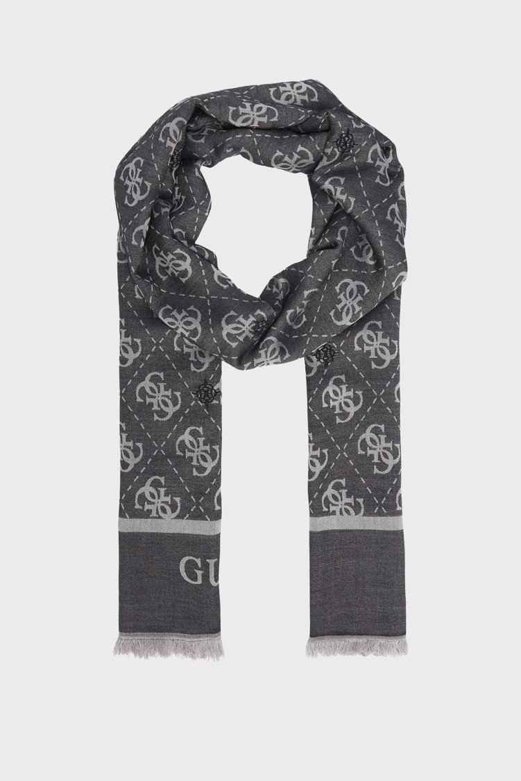 Guess Jacquard Logolu 70 x 180 cm AW5529VIS03 Kadın Şal AW5529 VIS03 BLA Siyah - Guess (1)