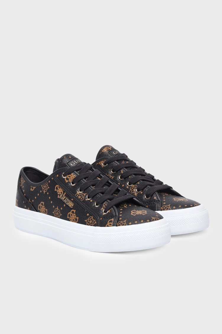 Guess Jelexa 4G Logolu Sneaker FLTJ10FAL12 Kadın Ayakkabı FLTJ10 FAL12 BROWN Kahve-krem - Guess (1)