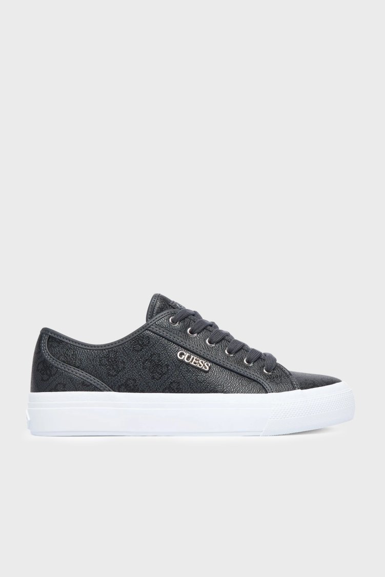 Guess Jelexa 4G Logolu Sneaker FLTJ10FAL12 Kadın Ayakkabı FLTJ10 FAL12 COAL Antrasit - Guess