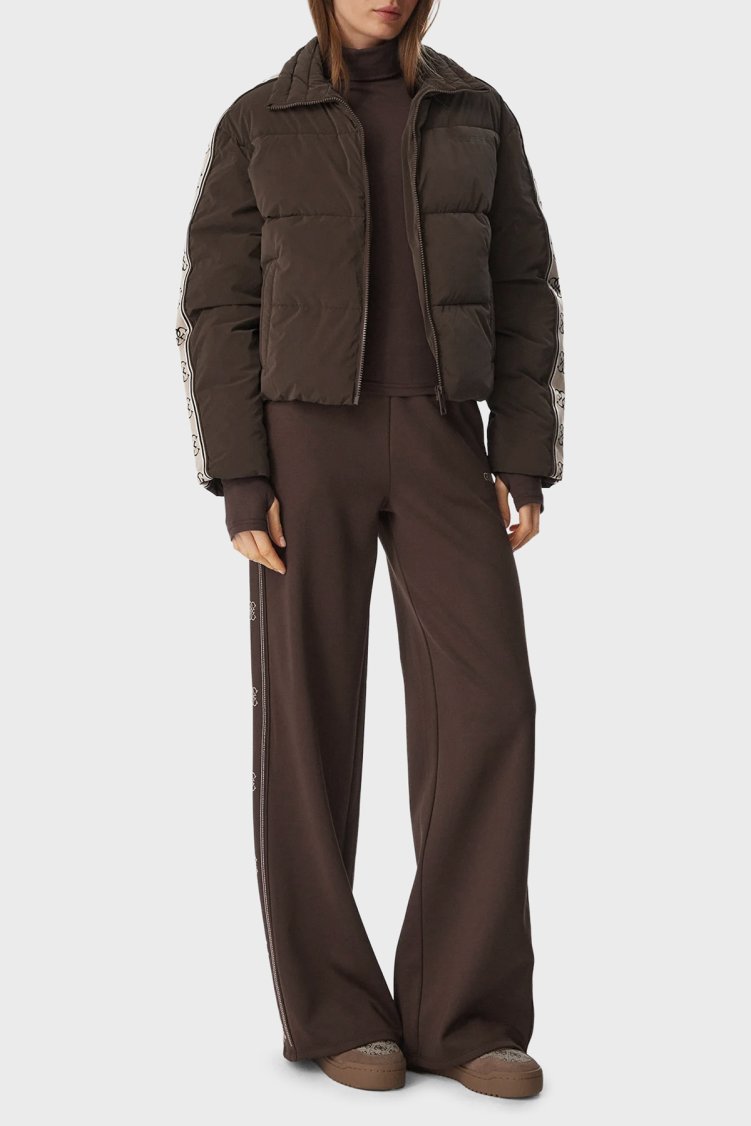 Guess Kapitoneli Logolu Regular Fit Dik Yaka Şişme V5BL11WGYC2 Kadın Mont V5BL11 WGYC2 G1EA Kahve - Guess (1)