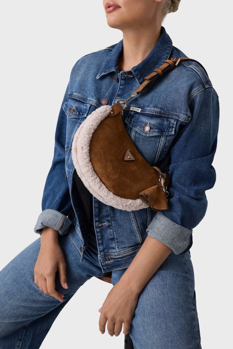 Guess Katie Kadın Çanta HWSW22 53180 COG Taba - Guess (1)