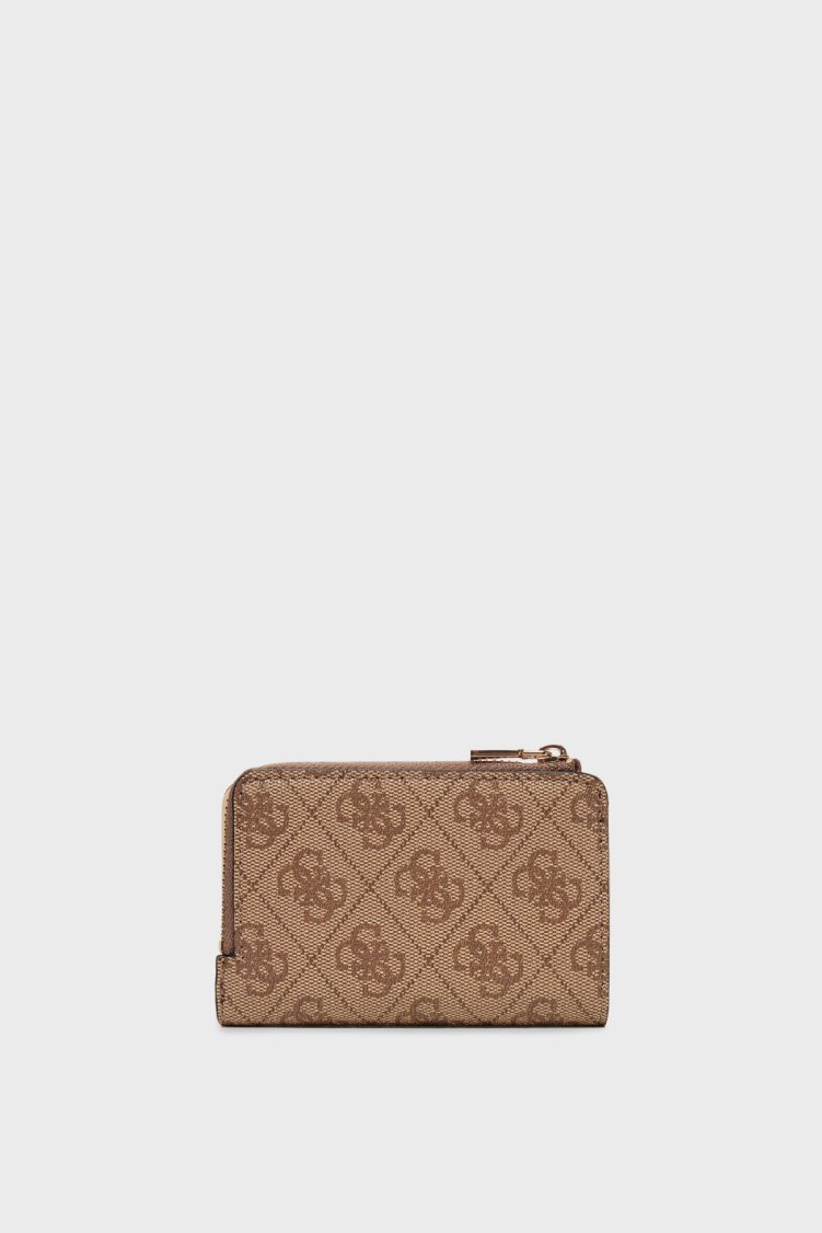 Guess Laurel 4G Logolu Fermuarlı SWSG7459156 Bayan Cüzdan SWSG74 59156 LTL KAHVE - Guess (1)