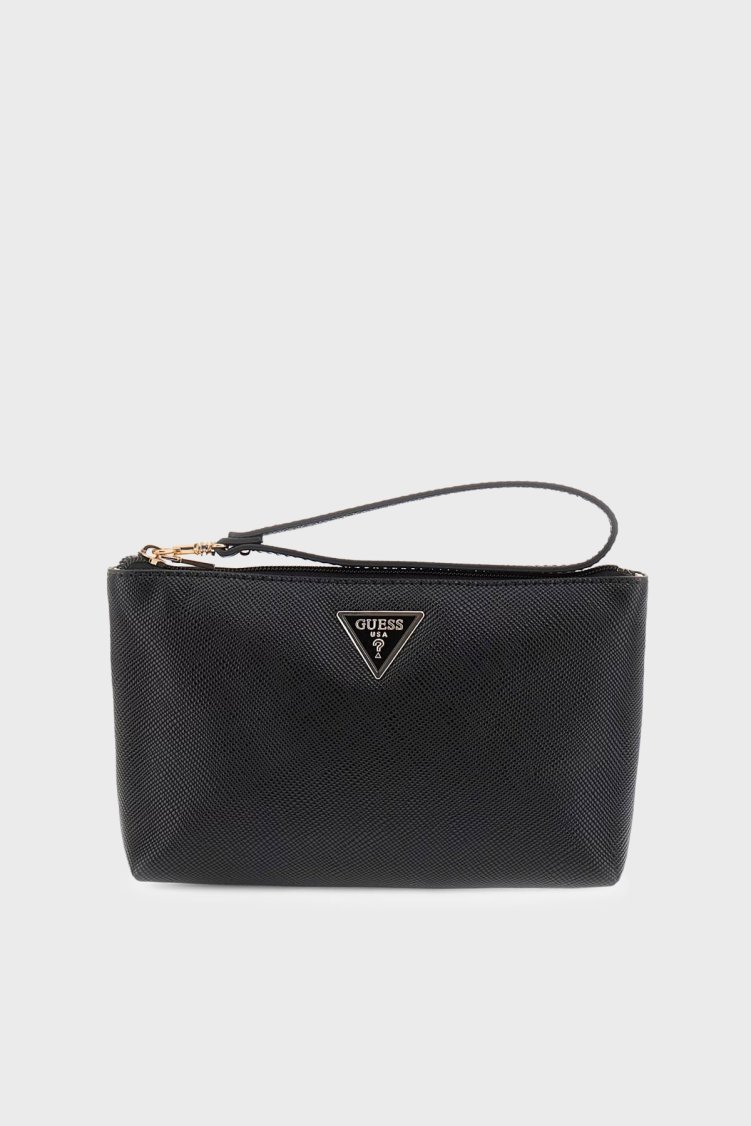Guess Laurel El Askılı Fermuarlı SWZG7459145 Kadın Cüzdan SWZG74 59145 BLA Siyah - Guess