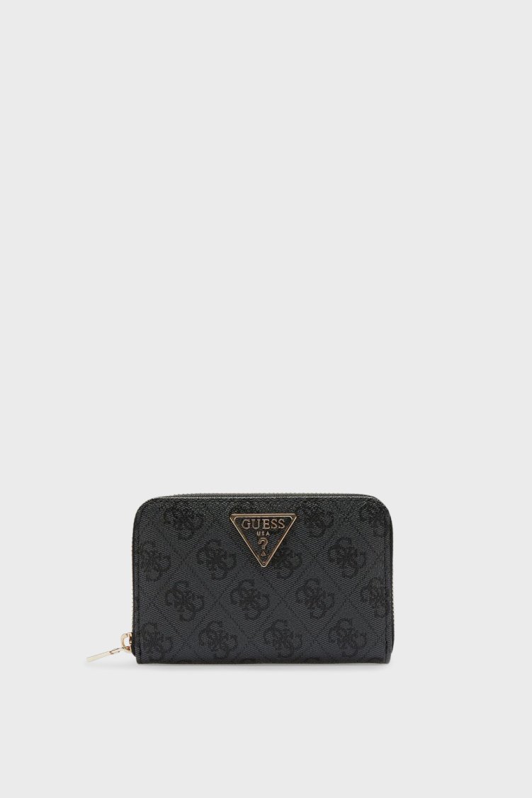 Guess Laurel Logolu Fermuarlı SWSG7459140 Bayan Cüzdan SWSG74 59140 CLO ANTRASİT - Guess